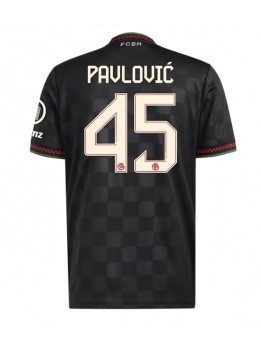 Billige Bayern Munich Aleksandar Pavlovic #45 Tredjedrakt 2025-26 Kortermet